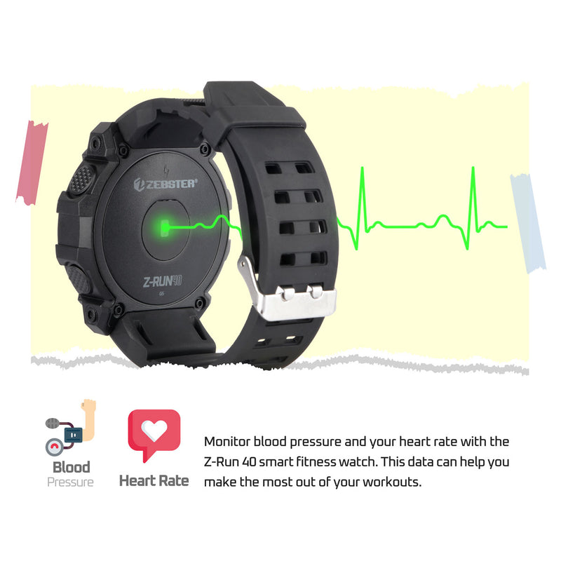 Z-RUN 40 - Smart Fitness Watch - Zebronics