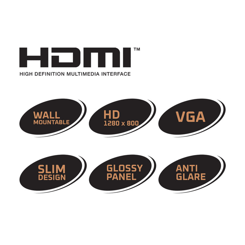 ZEB-V16HD LED Monitor with HDMI - Zebronics